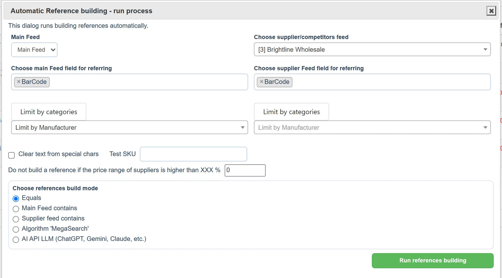 Mapping wholesaler data to your catalog